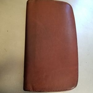 Vintage Coach leather zip around wallet